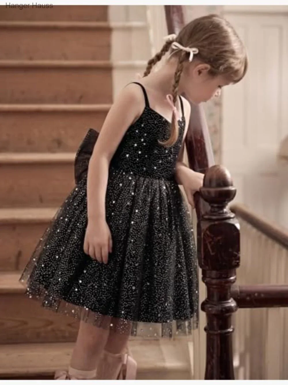 Toddler Girls Tulle Tutu Dress with Embroidery Bowknot Birthday Party